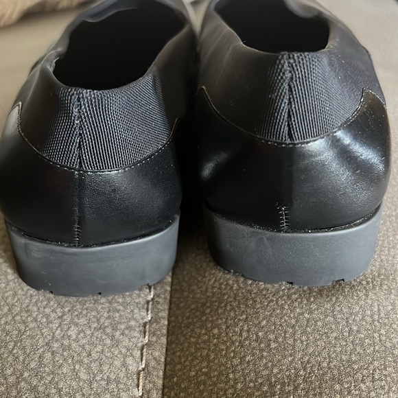 Talbots Waldo slip on shoes textile and leather flats NWOT - Picture 5 of 5